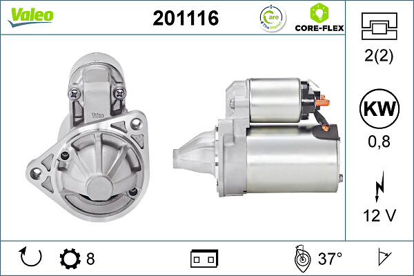 Starter Valeo 201116