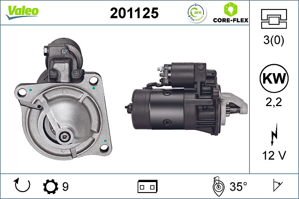 Starter Valeo 201125