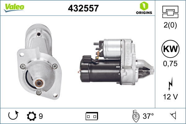 Starter Valeo 432557