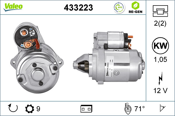 Starter Valeo 433223