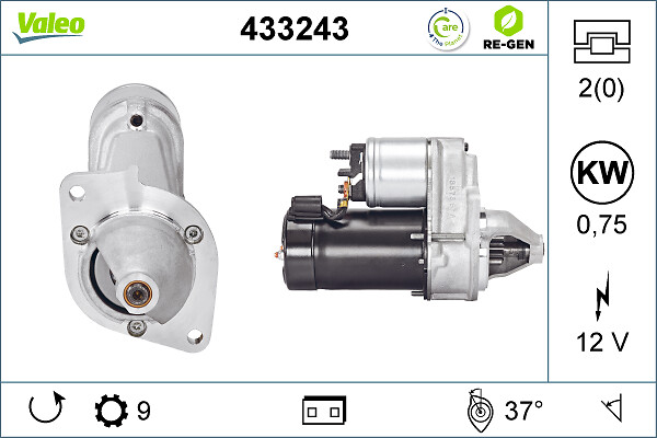 Starter Valeo 433243