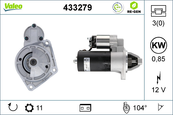 Starter Valeo 433279