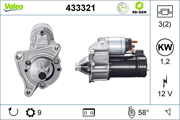 Starter Valeo 433321