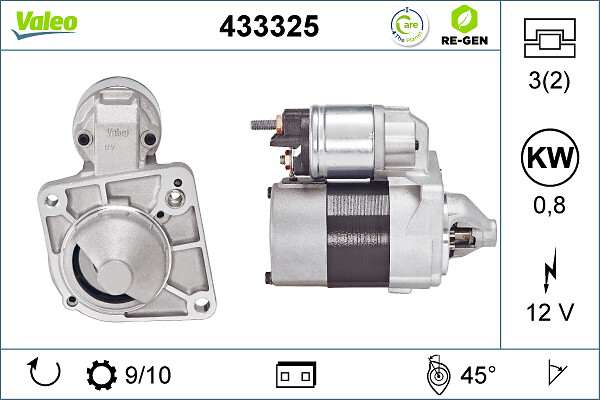 Starter Valeo 433325