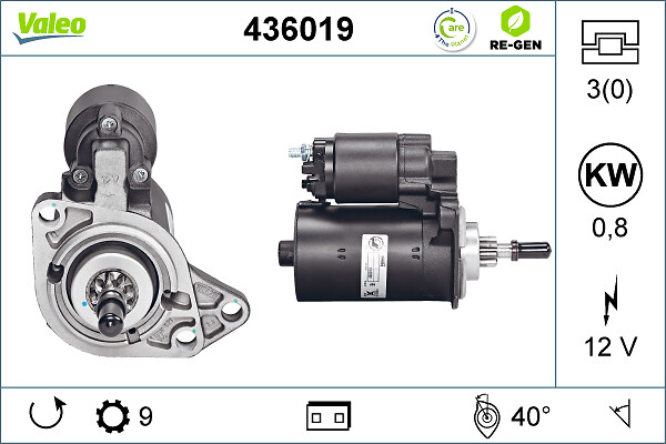 Starter Valeo 436019