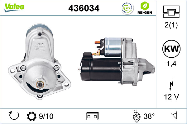 Starter Valeo 436034