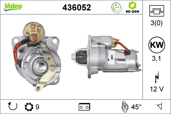 Starter Valeo 436052