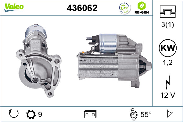 Starter Valeo 436062