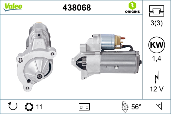 Starter Valeo 438068