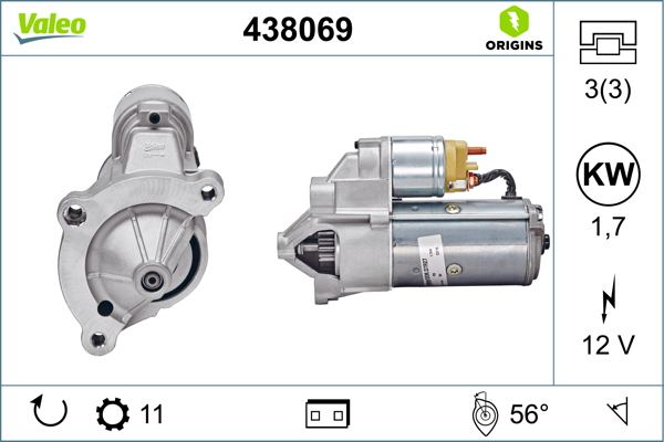 Starter Valeo 438069