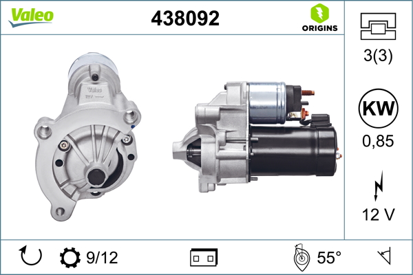 Starter Valeo 438092