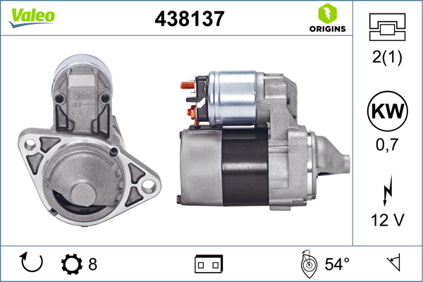 Starter Valeo 438137