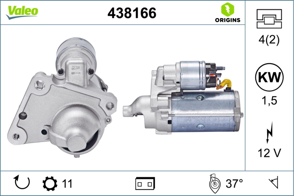 Starter Valeo 438166