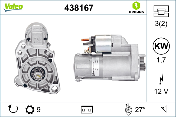 Starter Valeo 438167