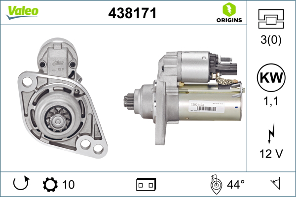 Starter Valeo 438171