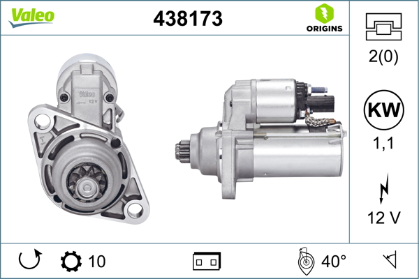 Starter Valeo 438173