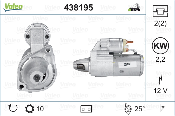 Starter Valeo 438195