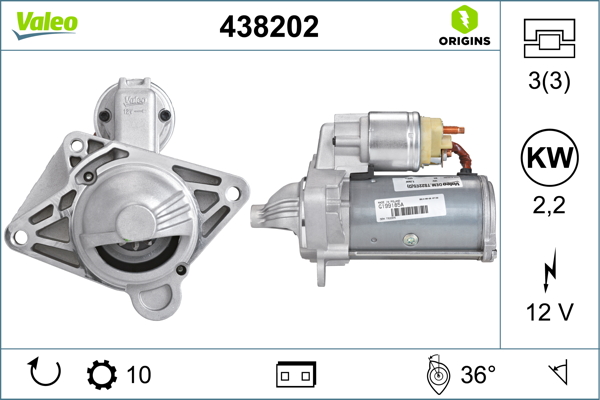 Starter Valeo 438202