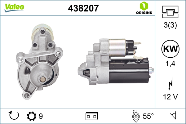 Starter Valeo 438207