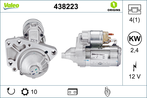 Starter Valeo 438223