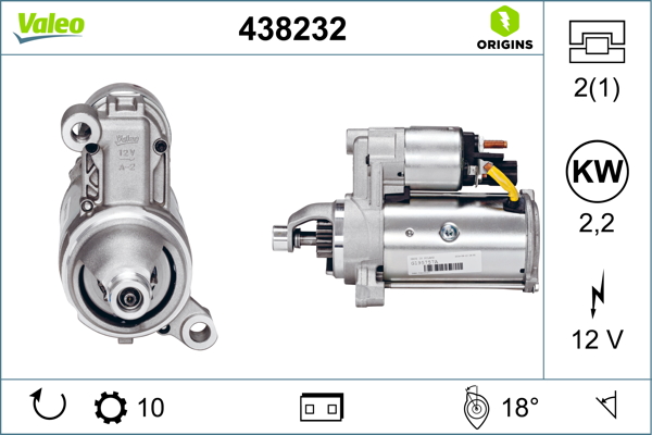 Starter Valeo 438232