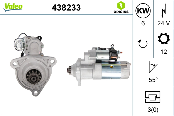 Starter Valeo 438233