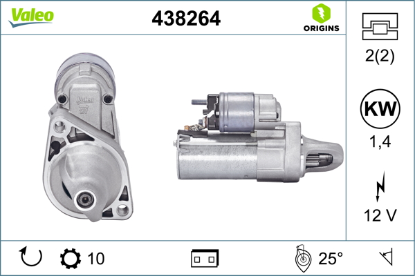 Starter Valeo 438264