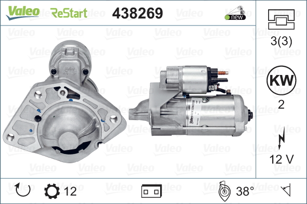 Starter Valeo 438269