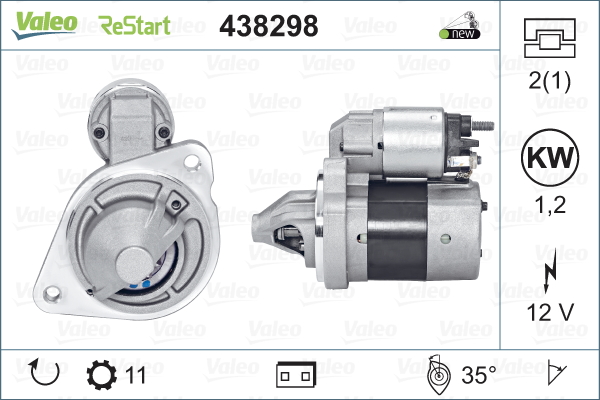 Starter Valeo 438298