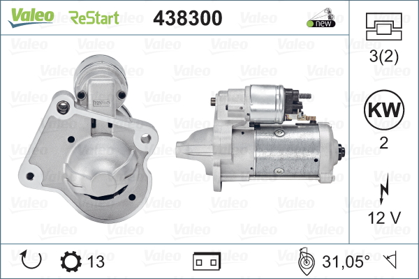 Starter Valeo 438300