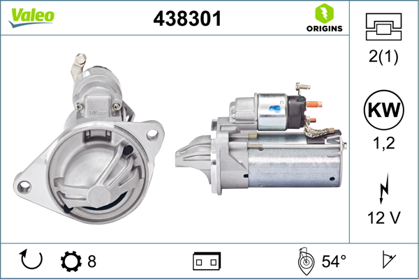 Starter Valeo 438301