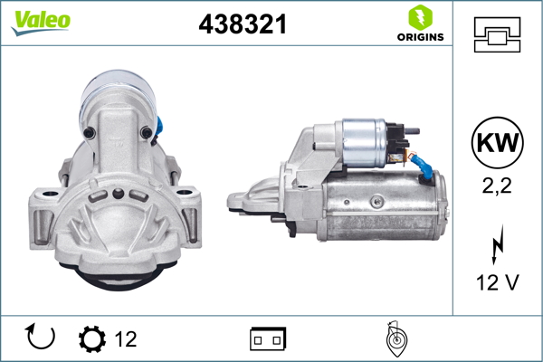 Starter Valeo 438321