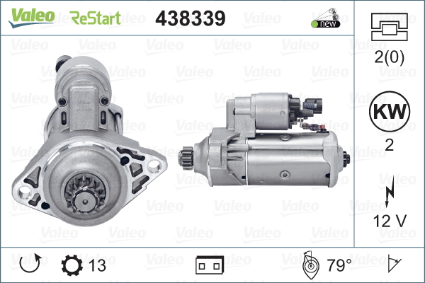 Starter Valeo 438339