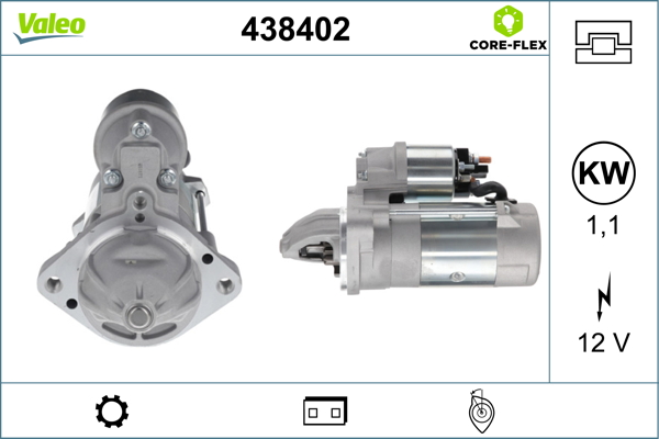 Starter Valeo 438402