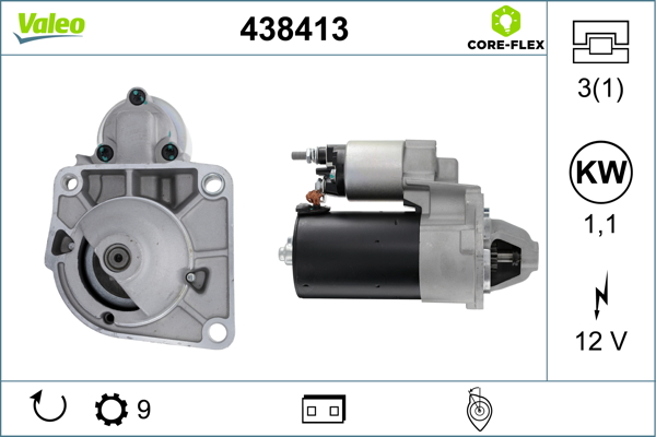 Starter Valeo 438413