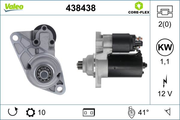 Starter Valeo 438438