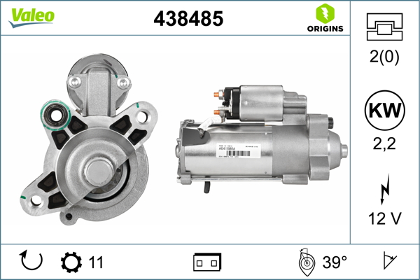 Starter Valeo 438485