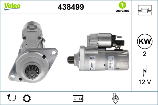 Starter Valeo 438499