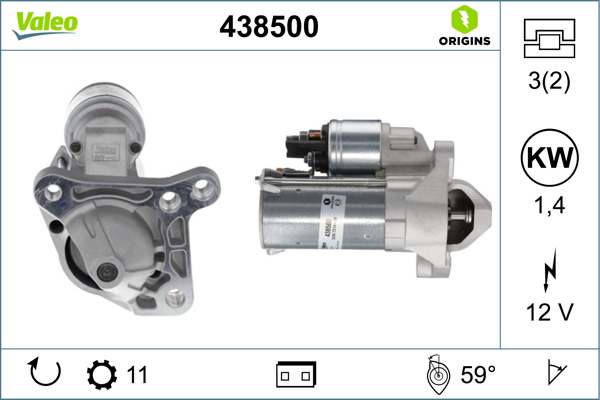 Starter Valeo 438500