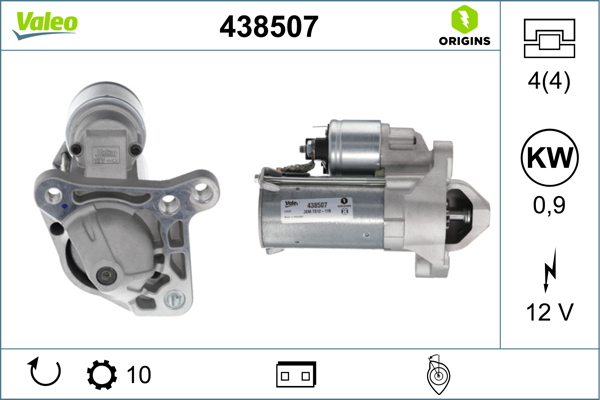 Starter Valeo 438507
