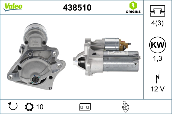 Starter Valeo 438510