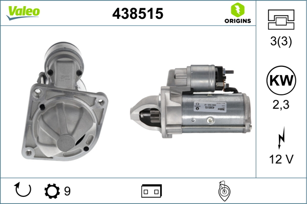 Starter Valeo 438515