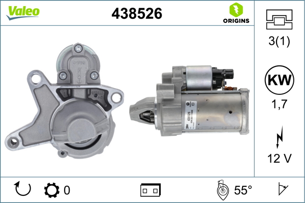 Starter Valeo 438526