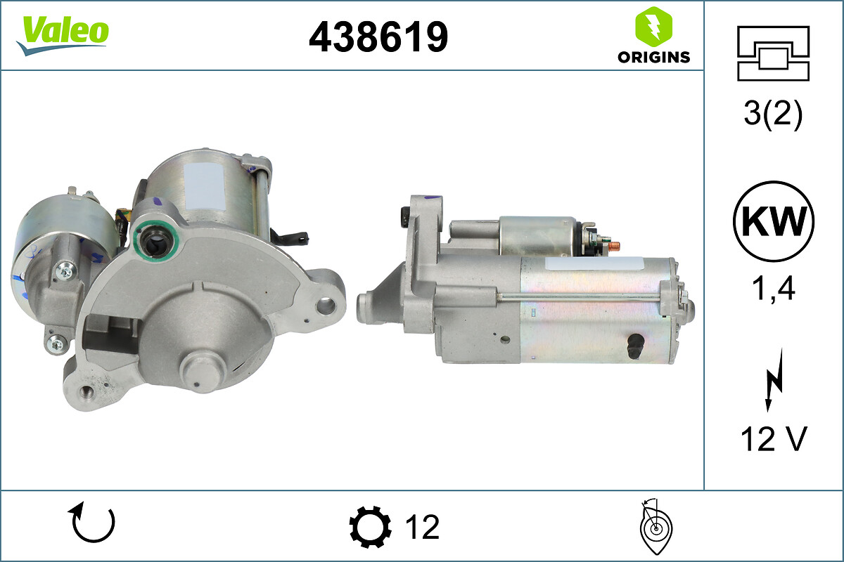 Starter Valeo 438619