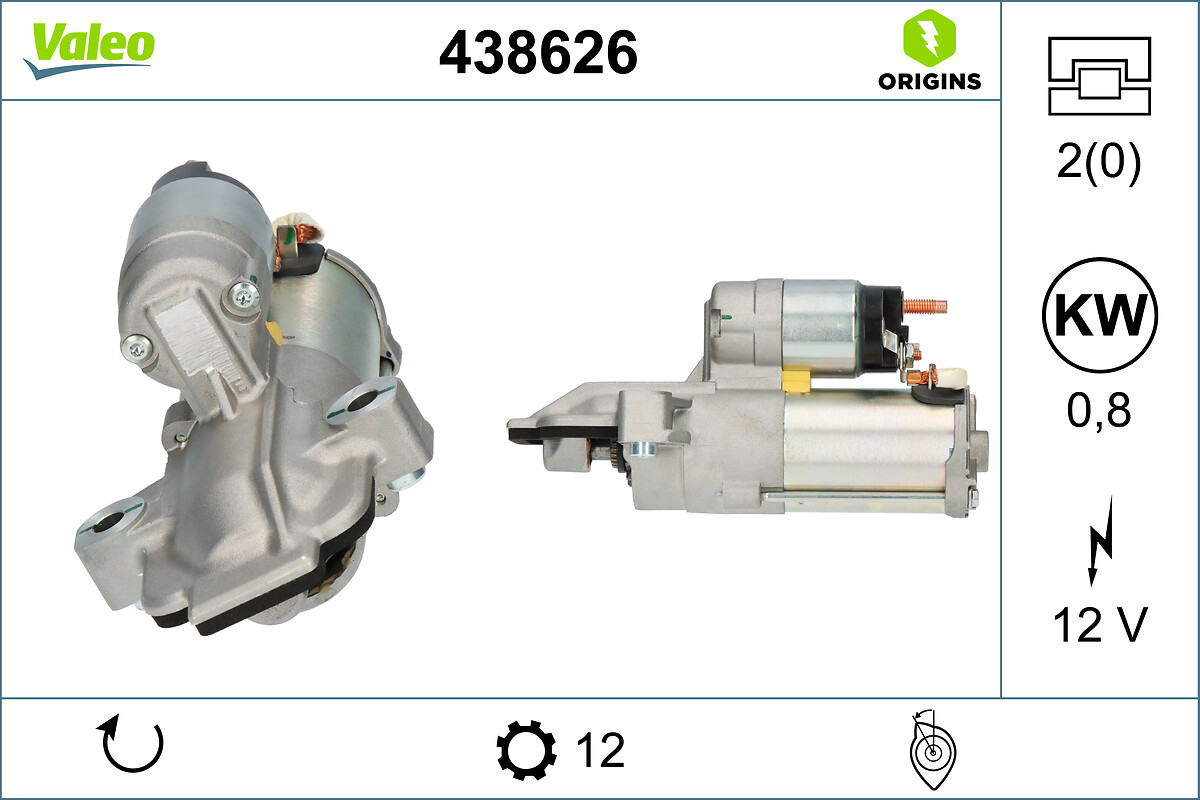 Starter Valeo 438626