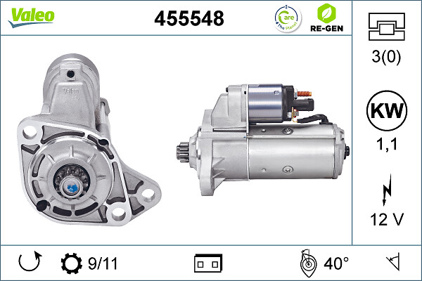 Starter Valeo 455548