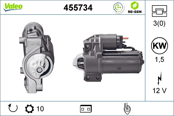 Starter Valeo 455734