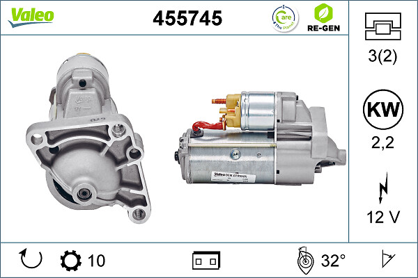 Starter Valeo 455745