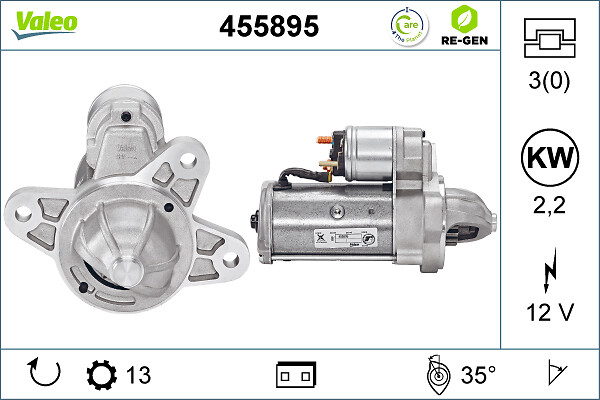 Starter Valeo 455895