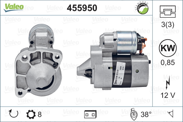 Starter Valeo 455950
